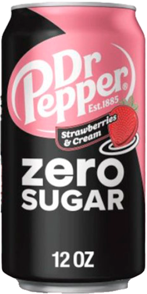 Dr Pepper Zero Sugar Strawberry Cream